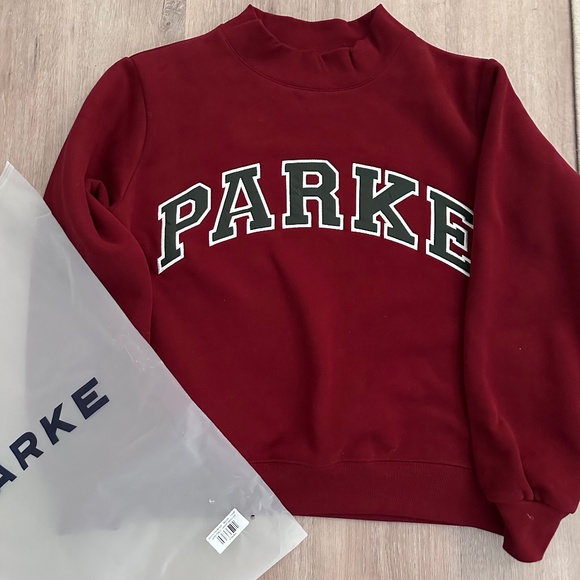 Parke Tops - Parke Christmas/holiday mockneck